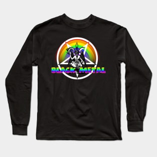 Black Metal Baphomet Long Sleeve T-Shirt